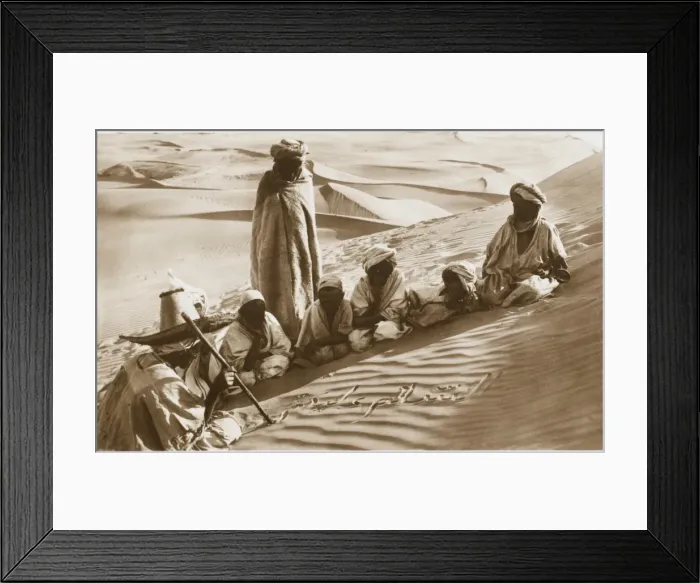 Framed Print : School Lesson in the desert Framed Print : School Lesson in the desert