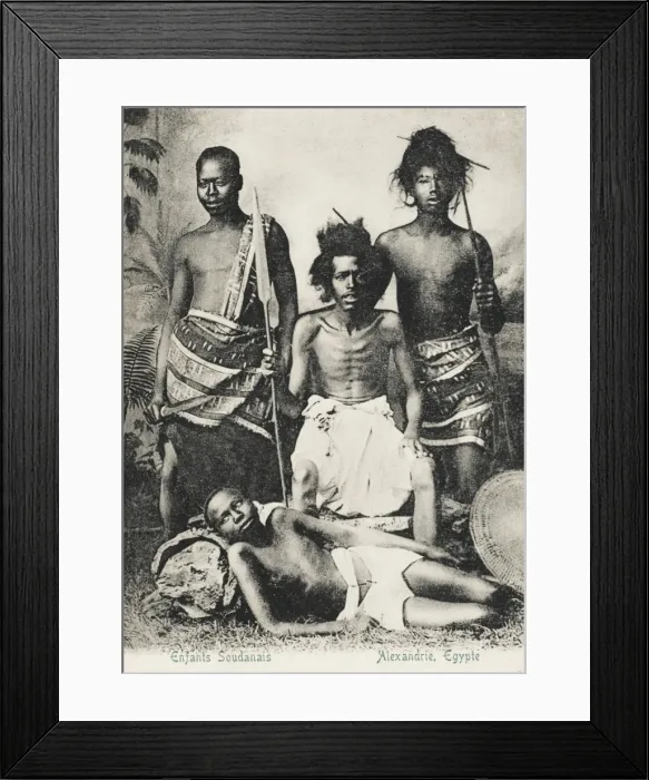 Framed Print : Sudanese youngsters at Alexandria Framed Print : Sudanese youngsters at Alexandria