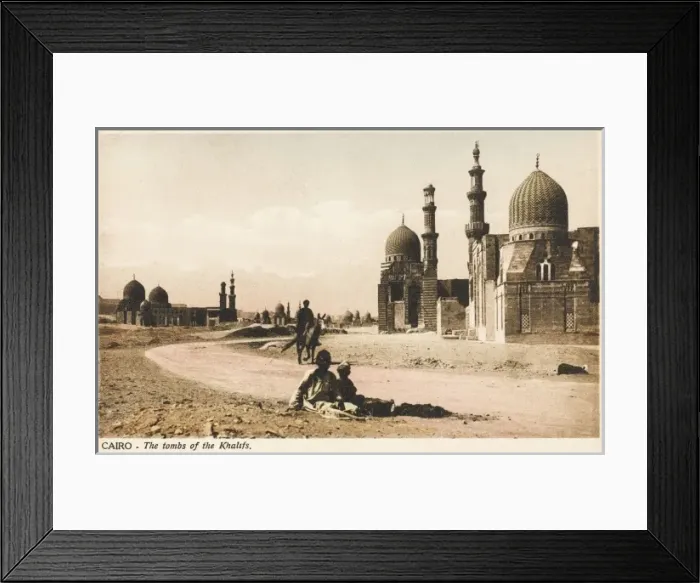 Framed Print : The Tombs of the Khalifs, Cairo, Egypt Framed Print : The Tombs of the Khalifs, Cairo, Egypt