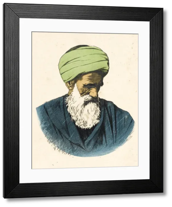 Framed Print : Elderly Egyptian man Framed Print : Elderly Egyptian man