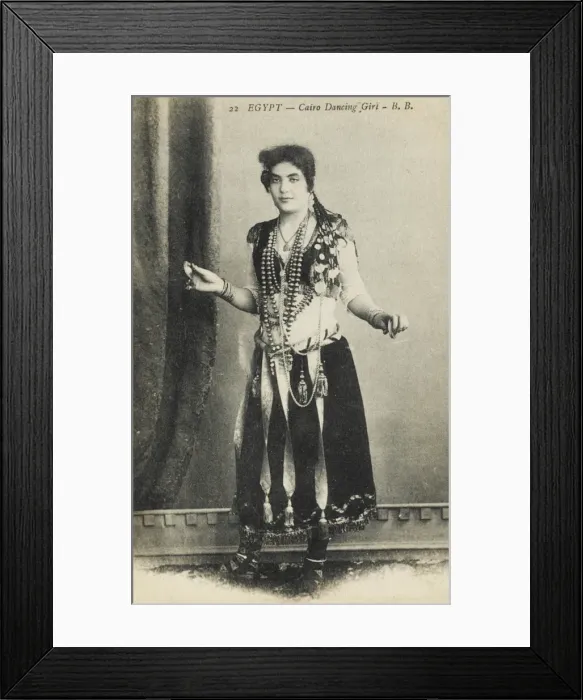 Framed Print : Cairo Dancing Girl, Egypt Framed Print : Cairo Dancing Girl, Egypt