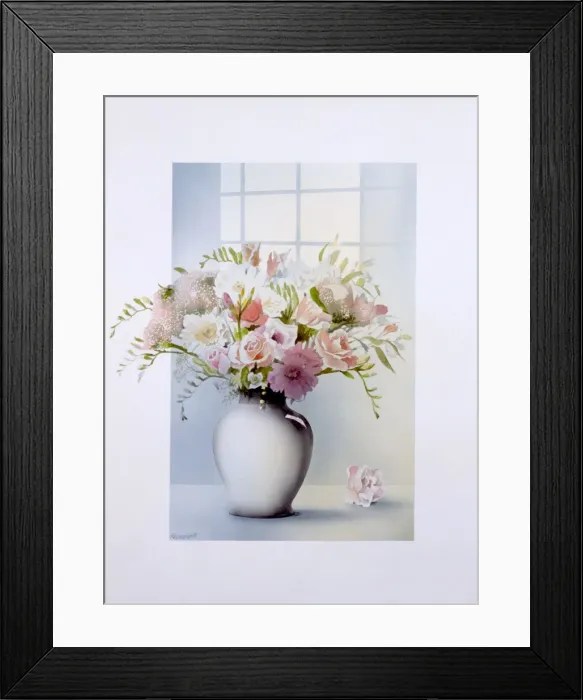 Framed Print : A Vase of Flowers Framed Print : A Vase of Flowers