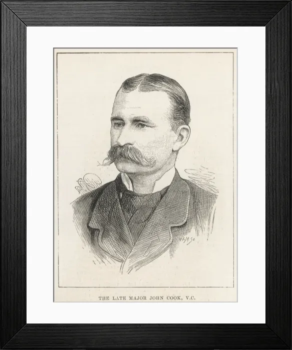 Framed Print : Major John Cook VC (d. 1879) Framed Print : Major John Cook VC (d. 1879)