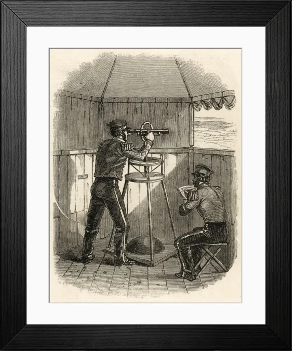 Framed Print : Ordnance Survey Observatory, London, 1848 Framed Print : Ordnance Survey Observatory, London, 1848