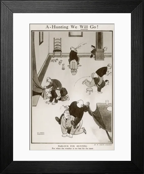Framed Print : A-Hunting We Will Go Framed Print : A-Hunting We Will Go