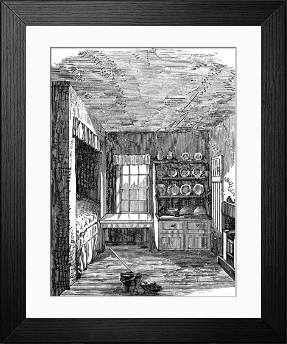 Framed Print : The room in which Dr. Livingstone was born Framed Print : The room in which Dr. Livingstone was born
