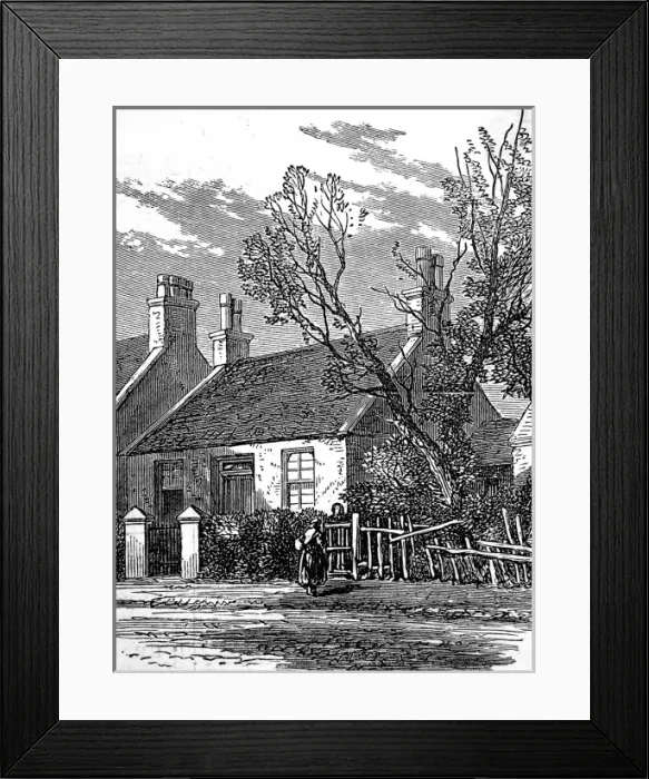 Framed Print : House where Livingstone dwelt in his youth Framed Print : House where Livingstone dwelt in his youth