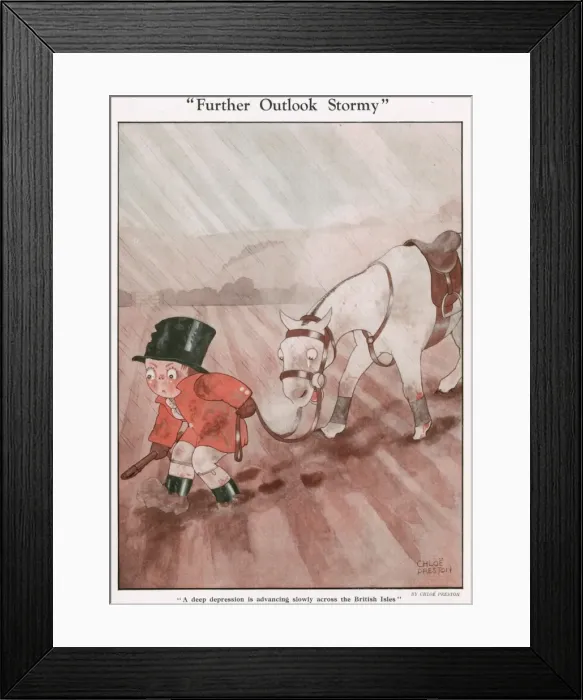 Framed Print : Further Outlook Stormy by Chole Preston Framed Print : Further Outlook Stormy by Chole Preston