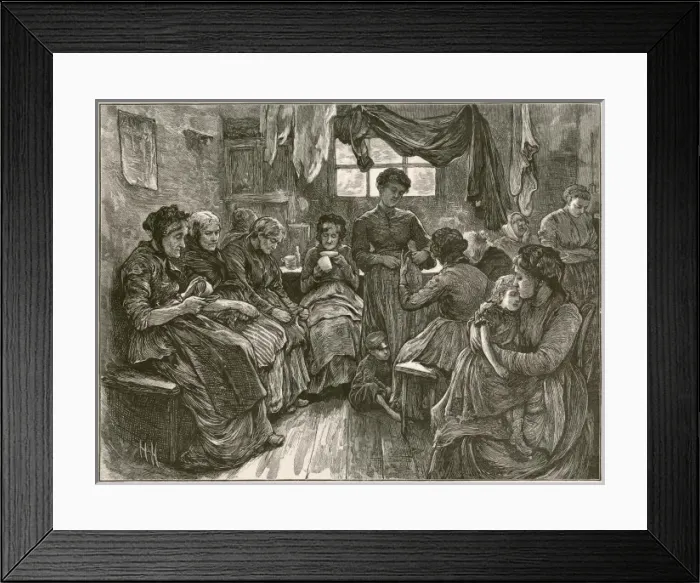Framed Print : Low lodging house, St. Giles, London Framed Print : Low lodging house, St. Giles, London