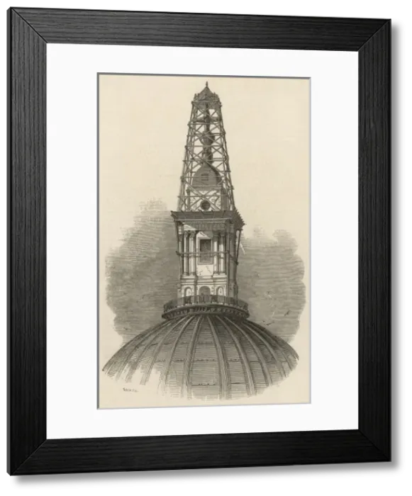 Framed Print : Ordnance Survey Observatory on St. Pauls Cathedral, London Framed Print : Ordnance Survey Observatory on St. Pauls Cathedral, London
