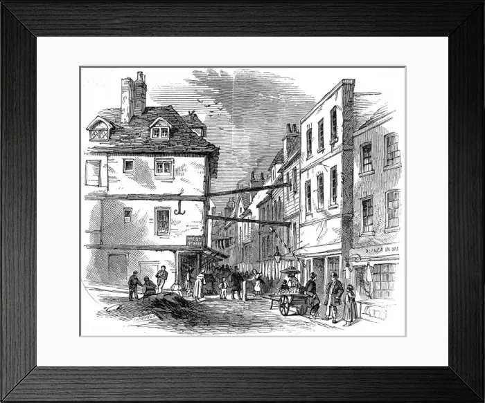 Framed Print : Field Lane, London, 1847 Framed Print : Field Lane, London, 1847