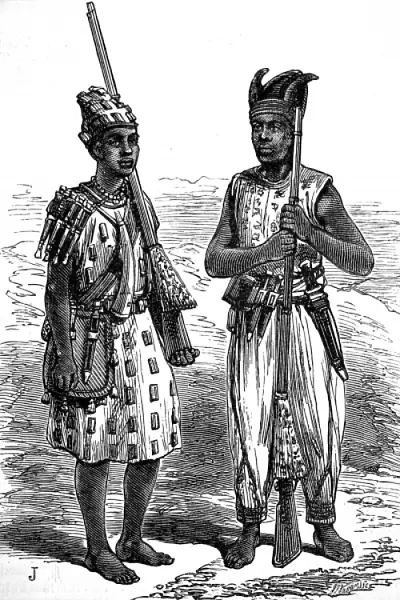 Fante Soldiers serving with the British against the Ashanti