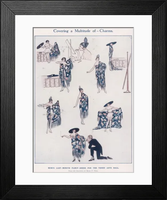 Framed Print : Preparing for a Fancy Dress Ball Framed Print : Preparing for a Fancy Dress Ball