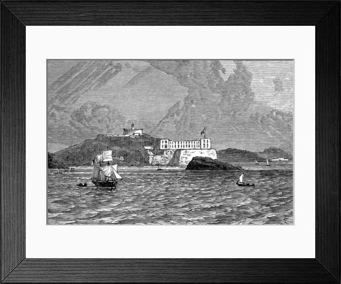 Framed Print : The Castle of Elmina, Gold Coast, 1873 Framed Print : The Castle of Elmina, Gold Coast, 1873