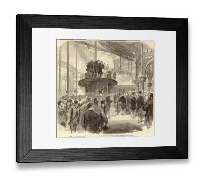 Framed Print : The Prince of Wales opening the Metropolitan Main Drainage W Framed Print : The Prince of Wales opening the Metropolitan Main Drainage W