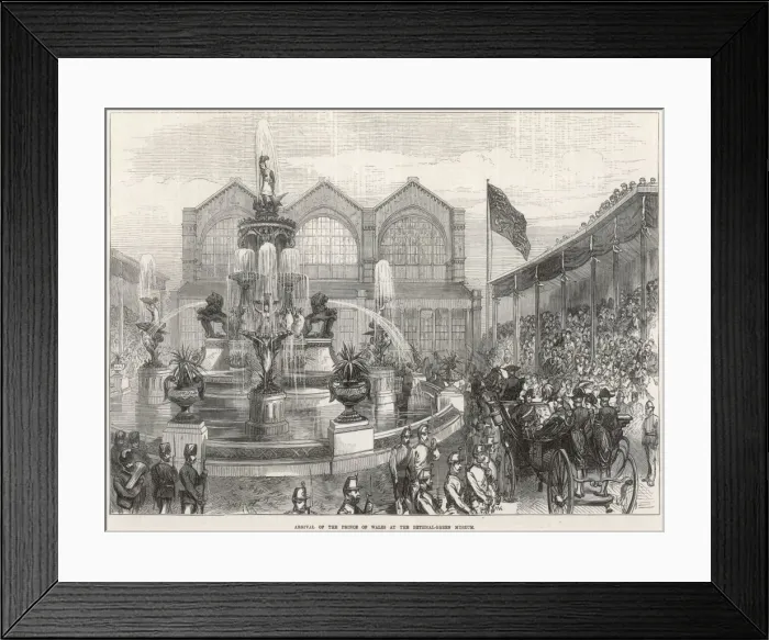 Framed Print : The Prince of Wales arriving at the Bethnal Green Museum, 18 Framed Print : The Prince of Wales arriving at the Bethnal Green Museum, 18