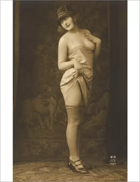 Woman in Petticoat 1920