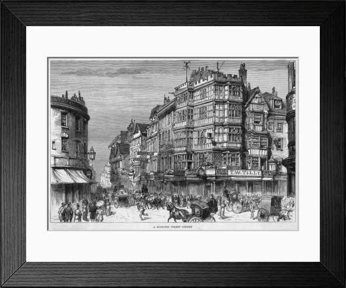 Framed Print : Bristol Street Scene Framed Print : Bristol Street Scene