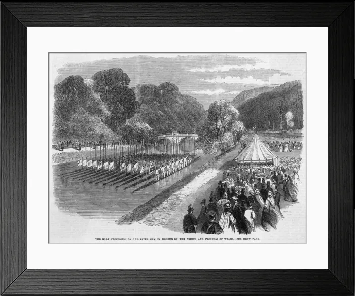 Framed Print : Boats on the Cam Framed Print : Boats on the Cam