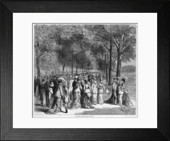 Framed Print : Clifton Promenade Framed Print : Clifton Promenade