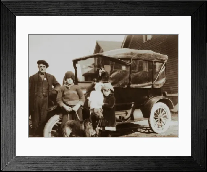 Framed Print : Vintage Car Framed Print : Vintage Car