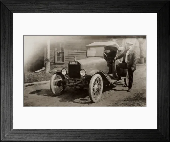 Framed Print : Vintage Car Framed Print : Vintage Car