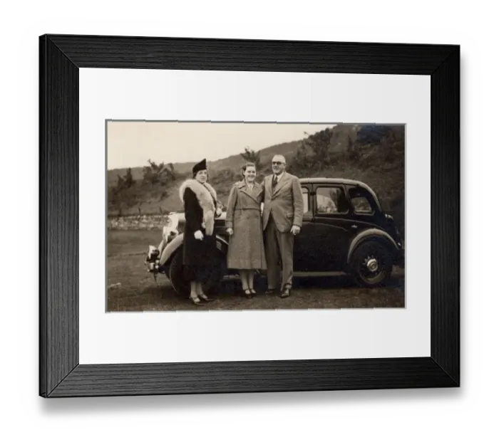 Framed Print : Vintage Car Framed Print : Vintage Car