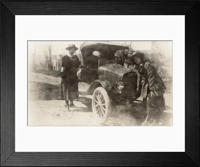 Framed Print : Vintage Car Framed Print : Vintage Car