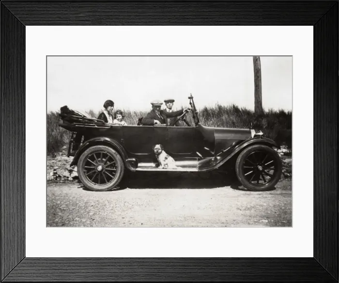 Framed Print : Vintage Car Framed Print : Vintage Car