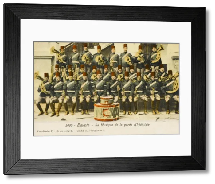 Framed Print : The band of HH Abbas II Hilmi Bey - Khedive of Egypt Framed Print : The band of HH Abbas II Hilmi Bey - Khedive of Egypt