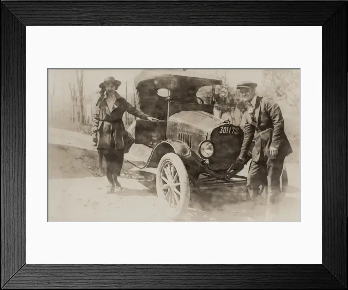Framed Print : Vintage Car Framed Print : Vintage Car