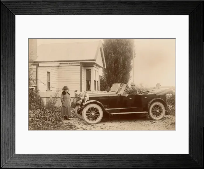 Framed Print : Vintage Car Framed Print : Vintage Car