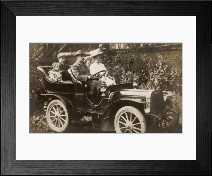 Framed Print : Vintage Car Framed Print : Vintage Car