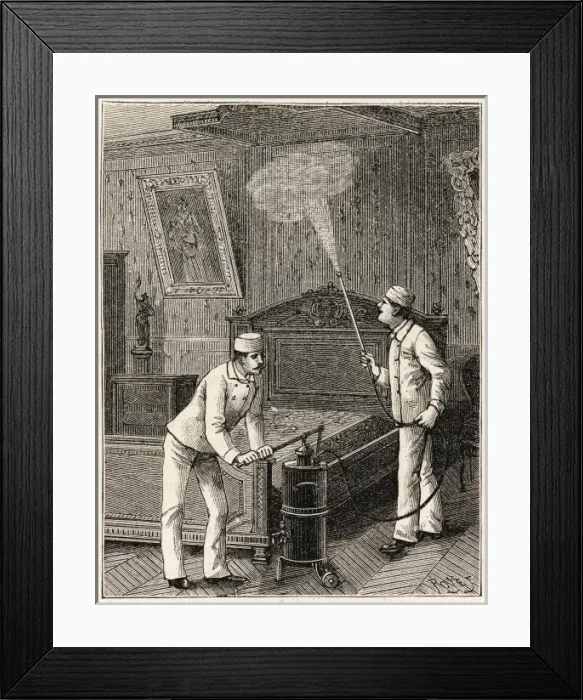Framed Print : Disinfection Service Framed Print : Disinfection Service