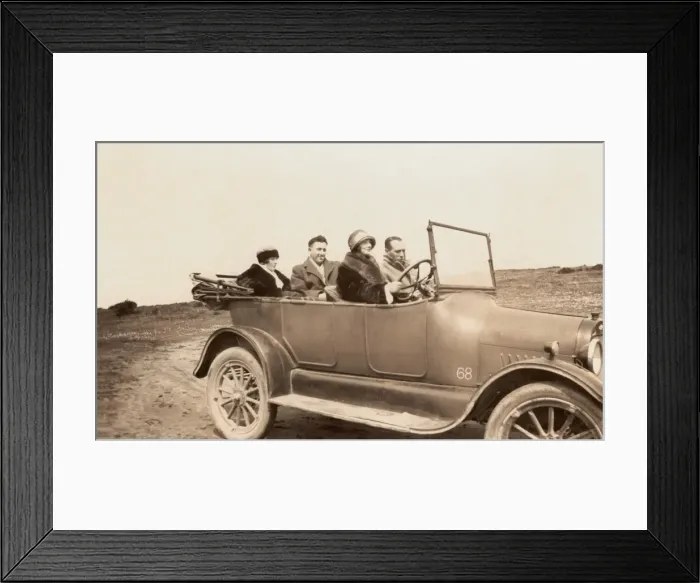 Framed Print : Vintage Car Framed Print : Vintage Car