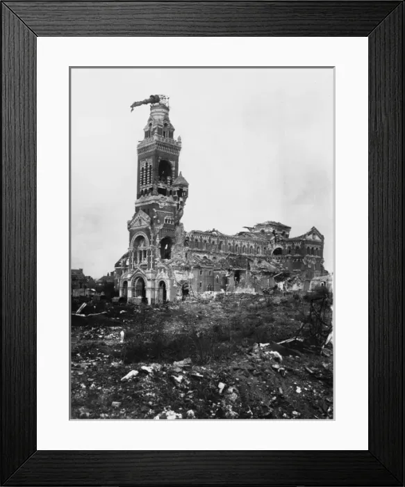 Framed Print : Notre Dame de Brebieres 1916