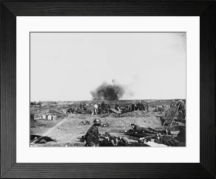 Framed Print : Courcelette 1916 Framed Print : Courcelette 1916
