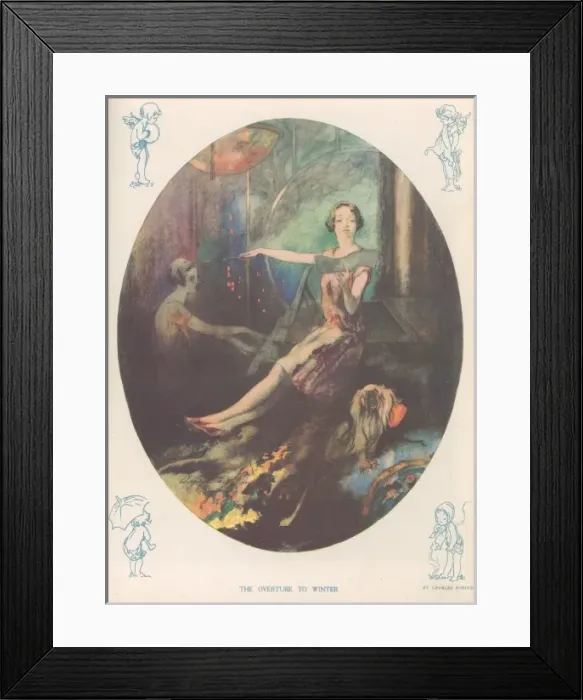 Framed Print : The Overture To Winter by Charles Robinson Framed Print : The Overture To Winter by Charles Robinson