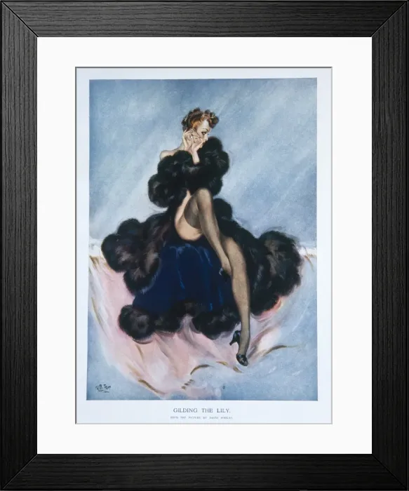 Framed Print : Gilding The Lily by David Wright Framed Print : Gilding The Lily by David Wright