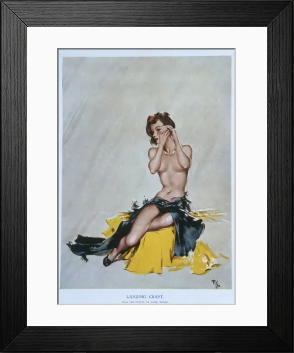 Framed Print : Landing Craft by David Wright Framed Print : Landing Craft by David Wright