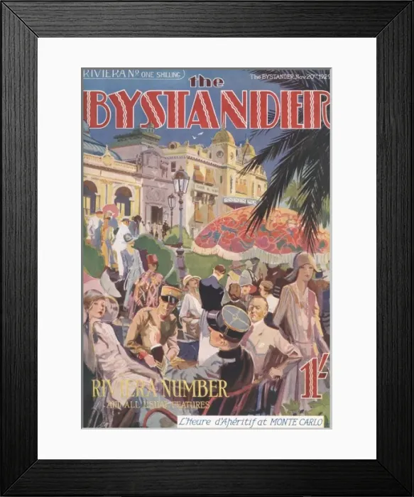Framed Print : The Bystander Riviera Number 1929 Framed Print : The Bystander Riviera Number 1929