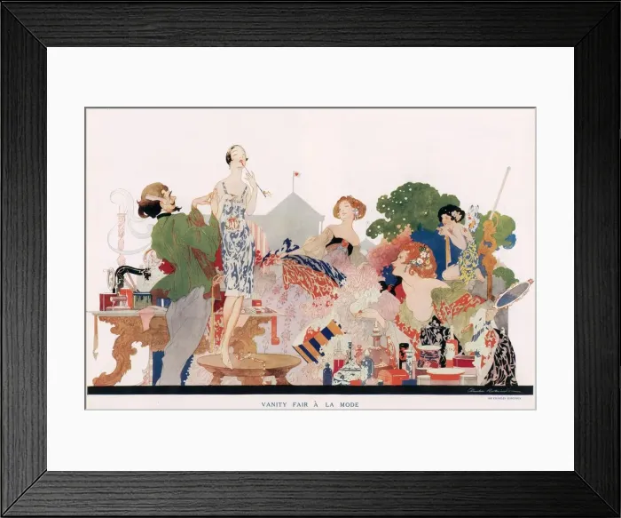 Framed Print : Vanity Fair A La Mode by Charles Robinson Framed Print : Vanity Fair A La Mode by Charles Robinson