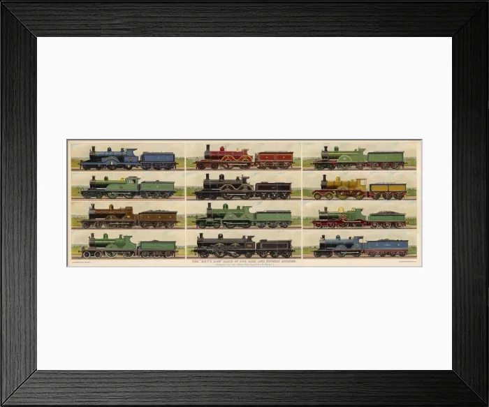 Framed Print : Main Line Express Engines Framed Print : Main Line Express Engines