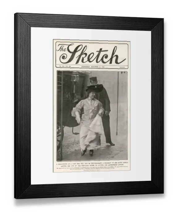 Framed Print : Marie Corelli (1855-1924) Framed Print : Marie Corelli (1855-1924)