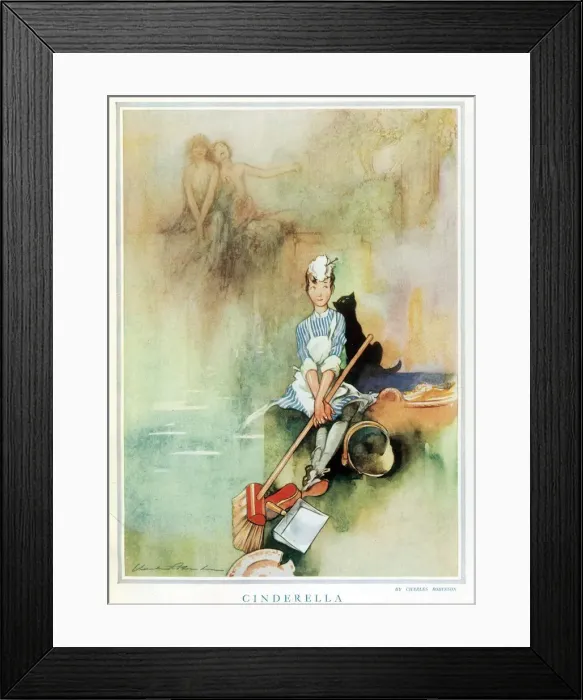 Framed Print : Cinderella. By Charles Robinson Framed Print : Cinderella. By Charles Robinson