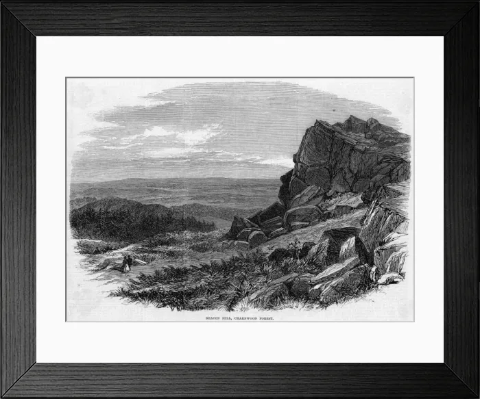 Framed Print : Charnwood Forest