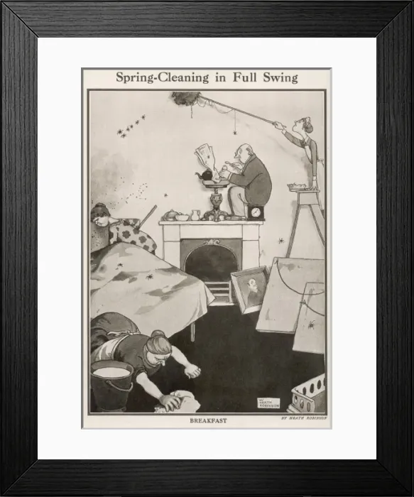 Framed Print : Spring-Cleaning in Full Swing Framed Print : Spring-Cleaning in Full Swing