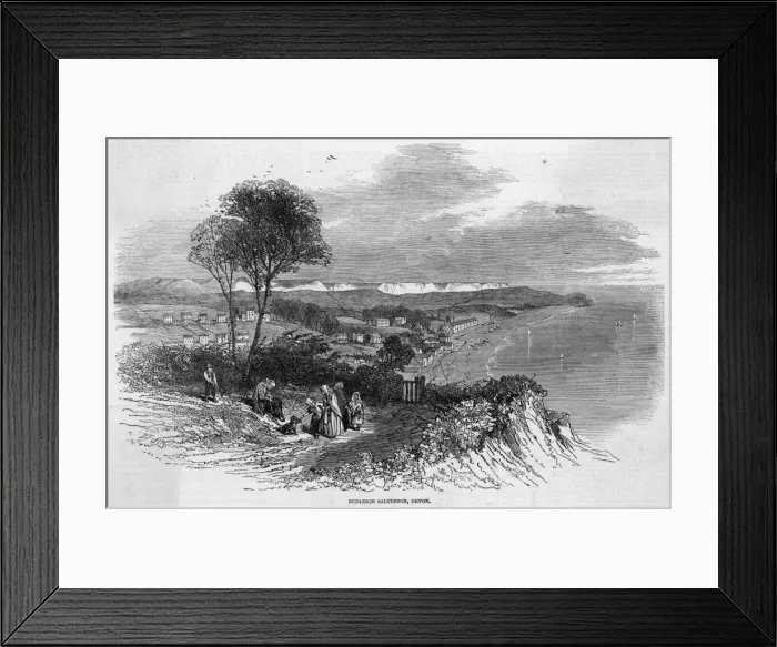 Framed Print : Budleigh Salterton Framed Print : Budleigh Salterton