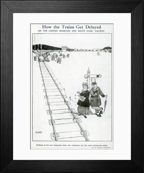 Framed Print : How the Trains get Delayed Framed Print : How the Trains get Delayed