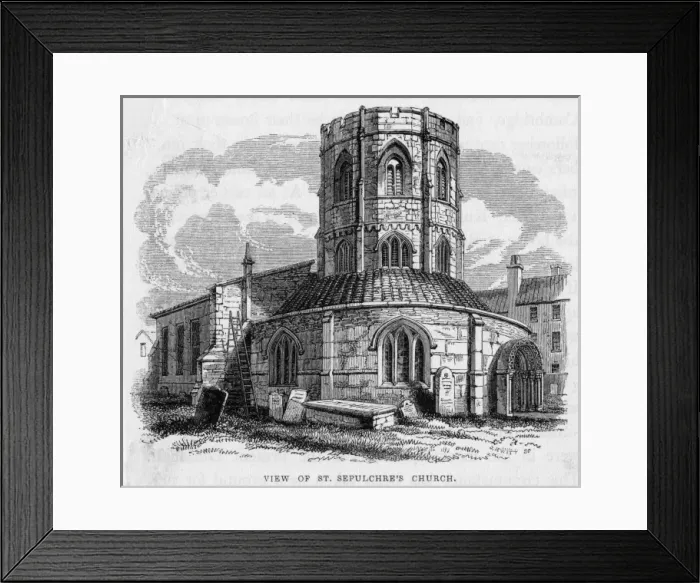 Framed Print : St Sepulchres Church Framed Print : St Sepulchres Church